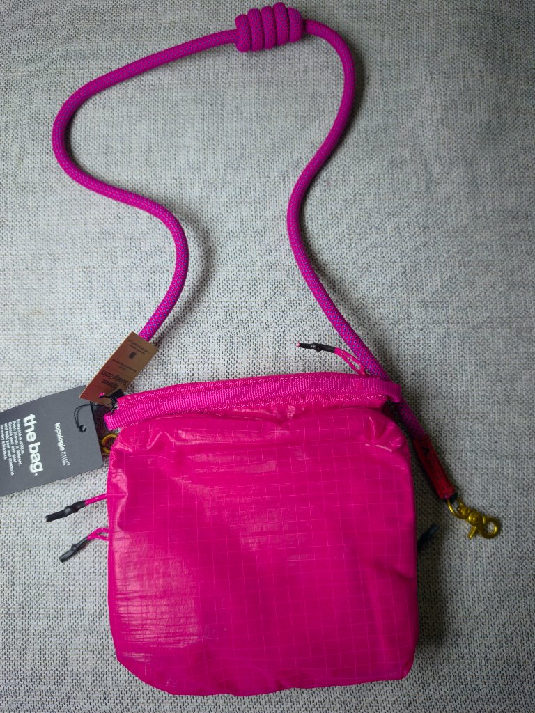 Topologie Phone Sacoche Bag Pink Glazed Ripstop W/ 20mm Rope Strap Set — image 2 of 3